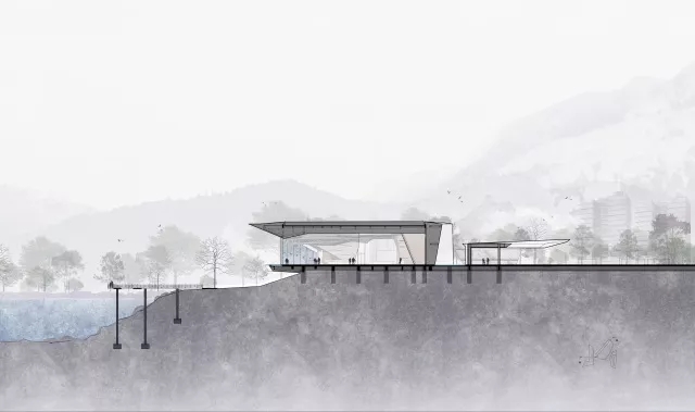 剖面图，，，，，，，，豪门国际修建设计
